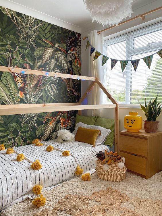 παιδικό δωμάτιο διακόσμηση Φύση και ζούγκλα