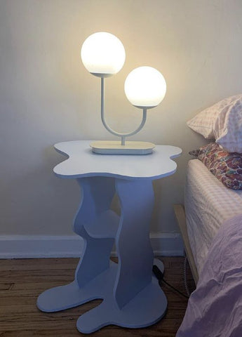 Avant Basic decor art deco lamp light blue table