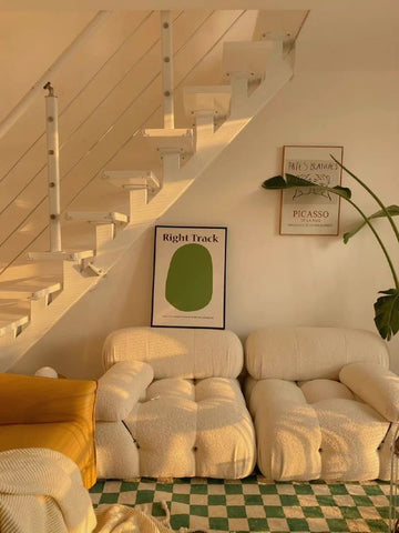 Avant Basic decor green white sofa