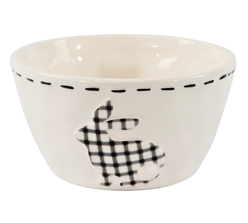 Easter decoration 2023 black and white bowl