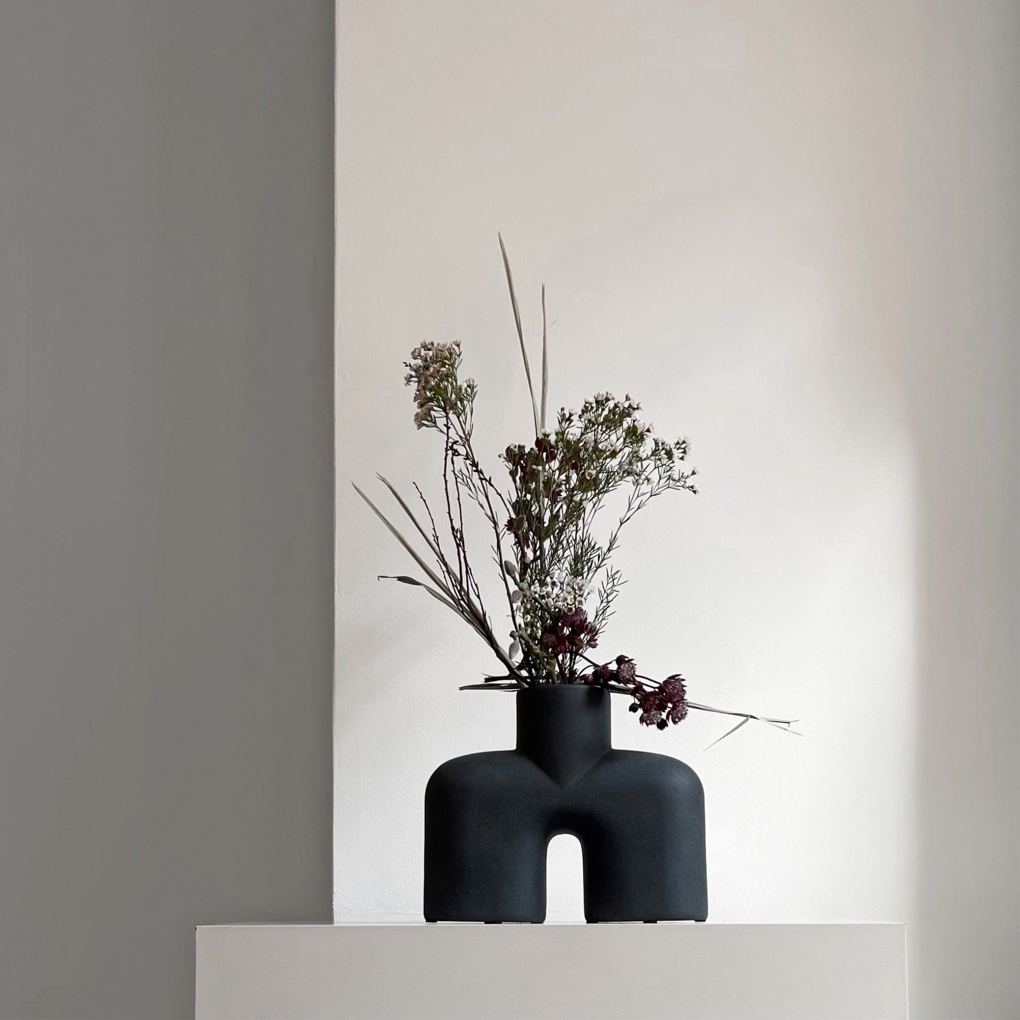 Storefactory Albacken vaso, bianco rotondo piccolo — Aito Nordic