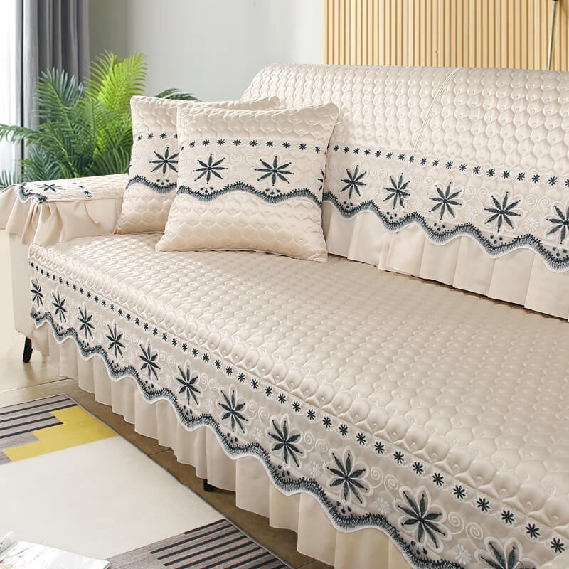 Rattan Ice Silk Sofa Topper Cooling Bamboo Sectional Sofa, Breathable  Upholstery Cover Sofa Covers Sectional Couch Cover Cool Pad, Summer Rattan