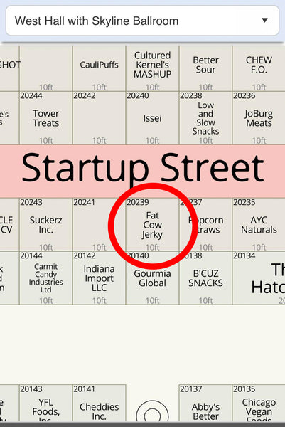 Startup Sheet - Vendor Location for Fat Cow Jerky