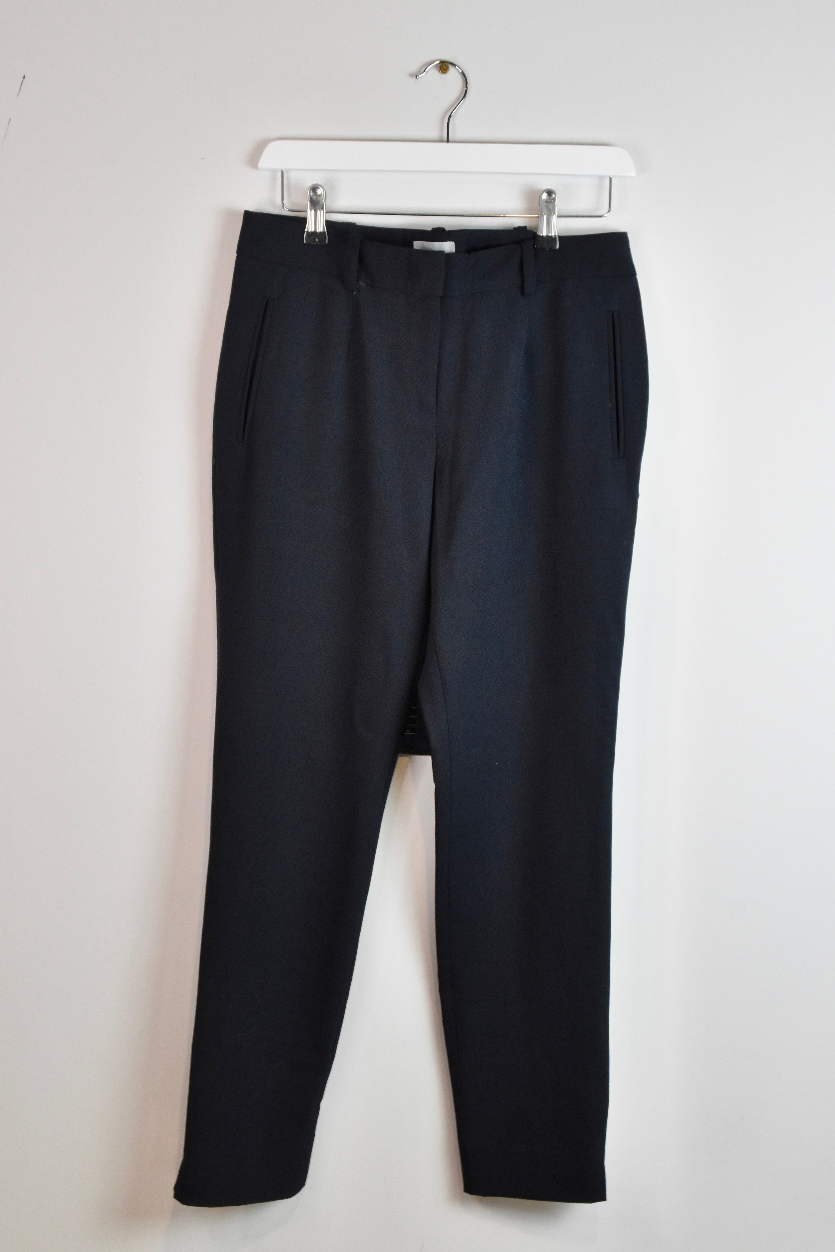 Jigsaw navy cigarette trousers – reworn collective