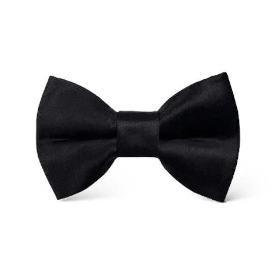 Black Satin Bow Tie – theboldbowtie