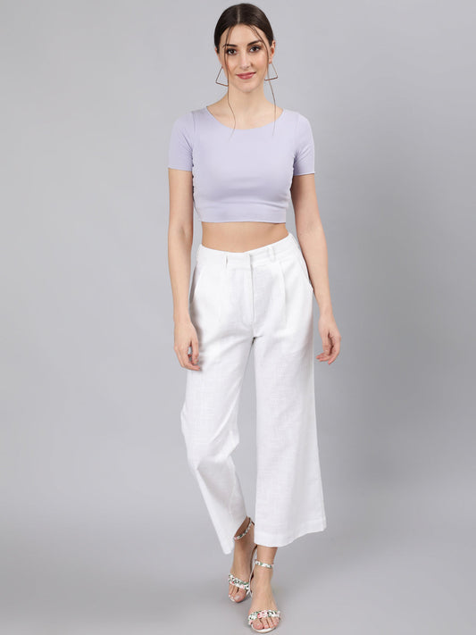Buy PARUL TEXTILE INDUSTRY Straight Wide Leg Comfortable Palazzo Trouser  Pants for Women Parallel Summer Ethnic Wear Pure Cotton Cambric Full  Elastic Waistband Online at Best Prices in India - JioMart.