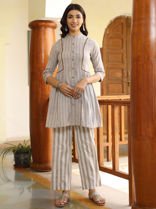 Women Printed Cotton Co-Ord Set – jaipurkurtius