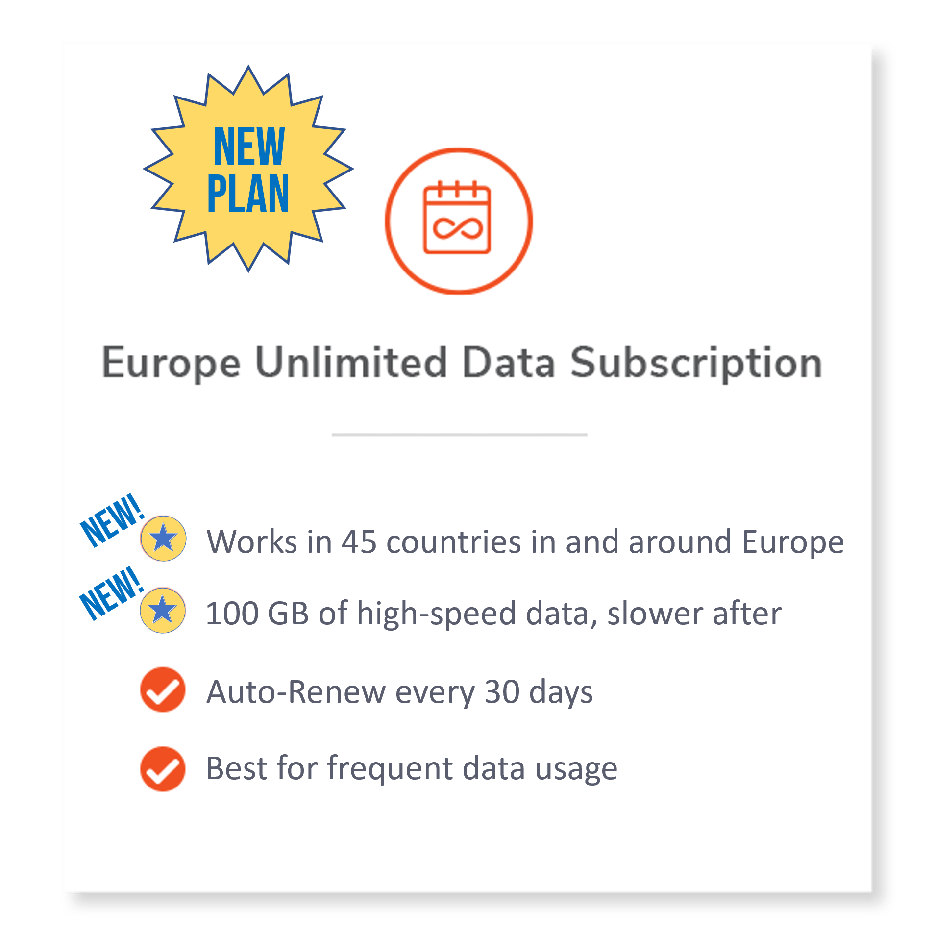 Europe Unlimited Subscription - soliswifi product image