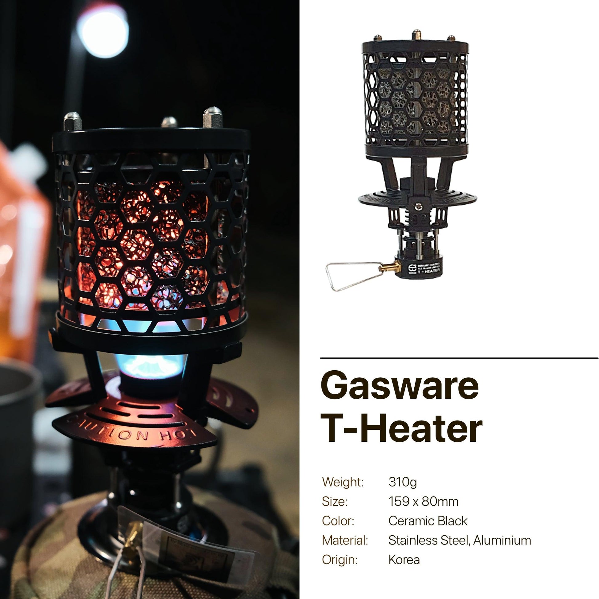 GW T-HEATER GASWARE 【TH-cap付】 - アウトドア