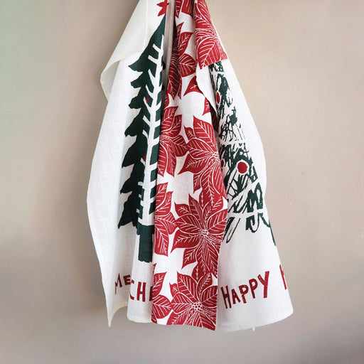 Floral Cotton Tea Towels — Beth's - A Christmas and Holiday Shop