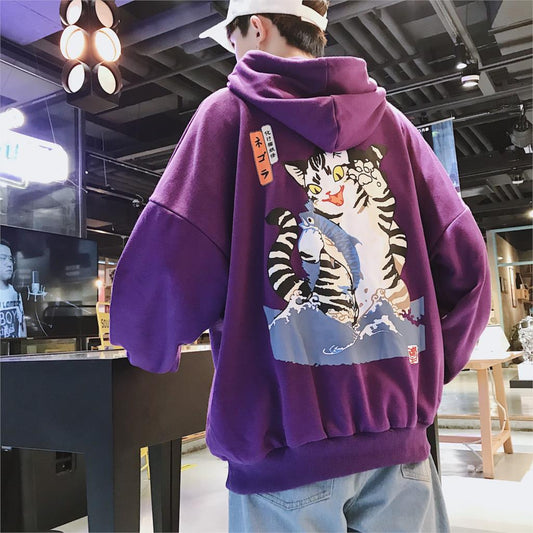 Harajuku Sushi Cat Hoodie - Pawtisfaction