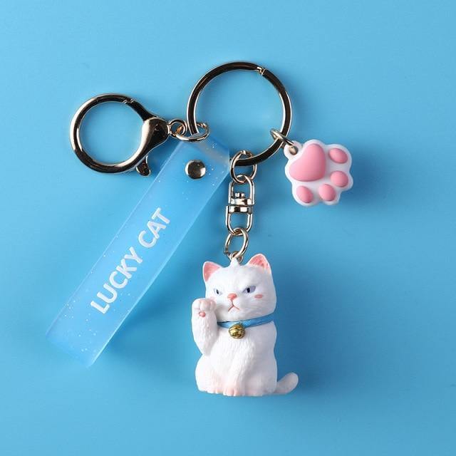 Lucky Cat Keychain – Meowhiskers