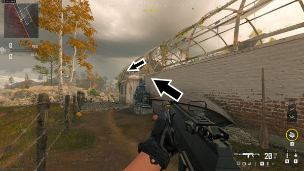 Call of Duty: Modern Warfare III Sneaky Map Spots - Estate Route 1