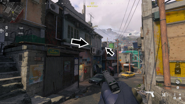 Call of Duty: Modern Warfare III Sneaky Map Spots - Favella Route 1