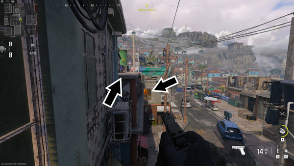Call of Duty: Modern Warfare III Sneaky Map Spots - Favela Route 2