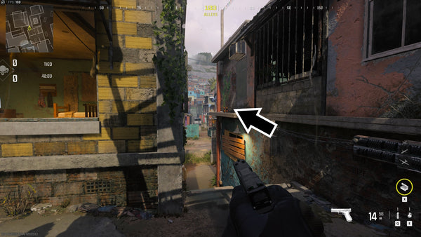 Call of Duty: Modern Warfare III Sneaky Map Spots - Favela Route 5