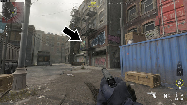 Call of Duty: Modern Warfare III Sneaky Map Spots - Skidrow Route 4