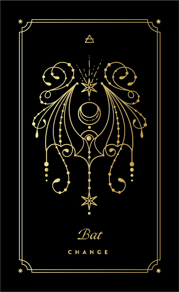 BAT COSMIC WILD ORACLE DECK BY COCORRINA