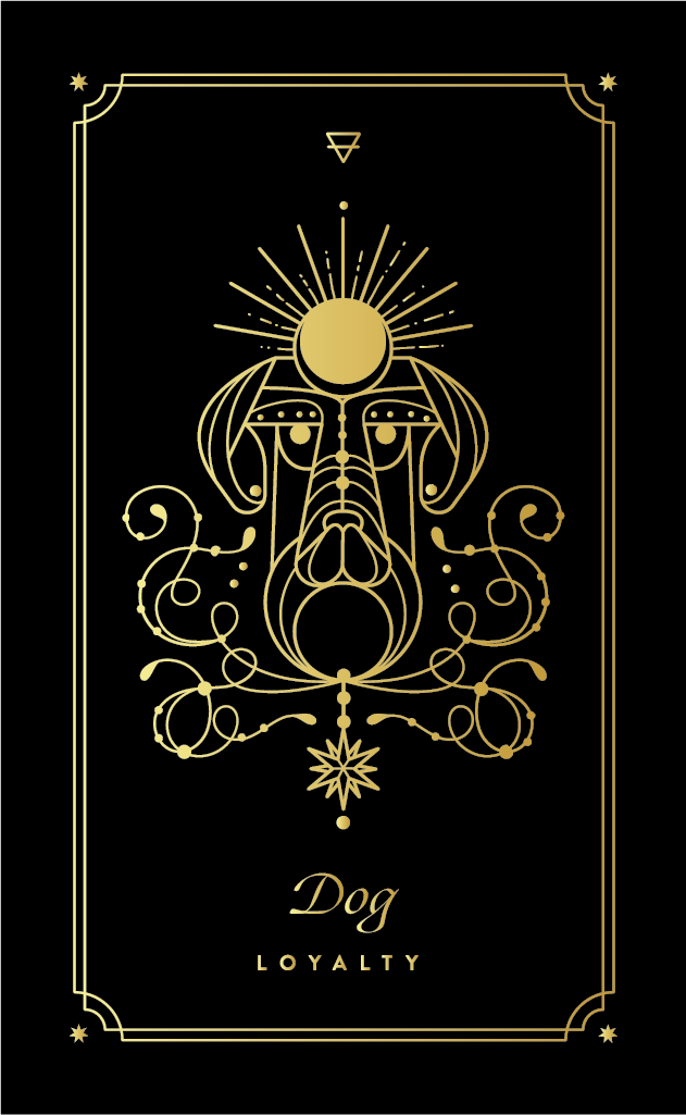 DOG COSMIC WILD ORACLE DECK BY COCORRINA