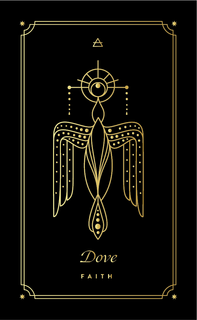 DOVE COSMIC WILD ORACLE DECK BY COCORRINA