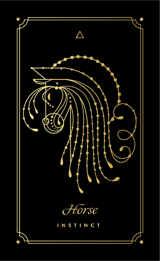 HORSE COSMIC WILD ORACLE DECK BY COCORRINA