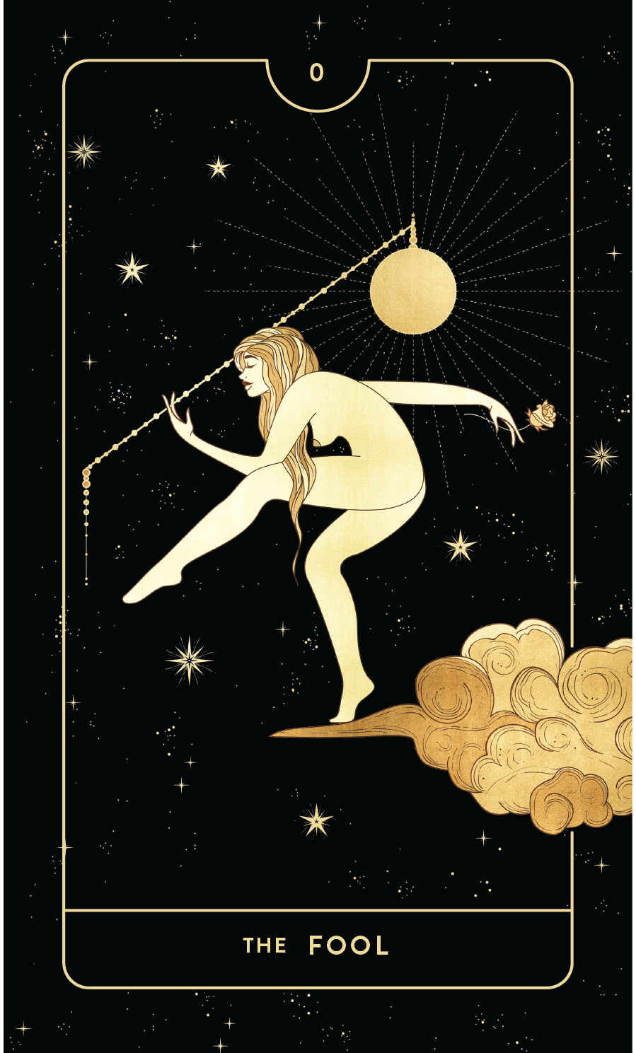 Divine Feminine Tarot Deck 0 The Fool by Cocorrina