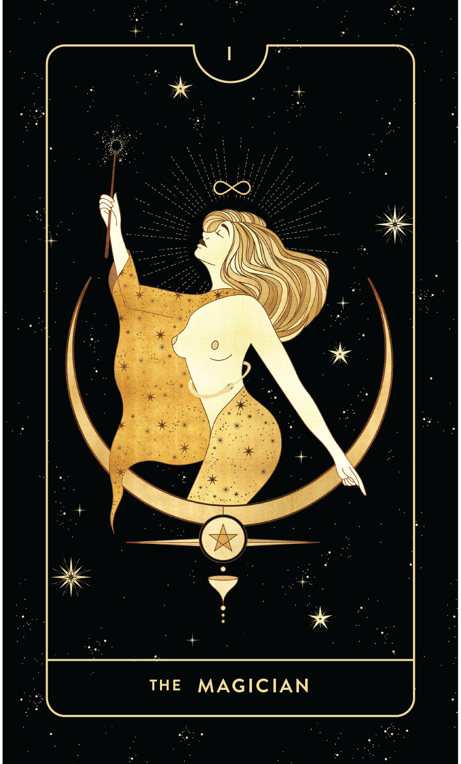 Divine Feminine Tarot Deck I The Magician  by Cocorrina