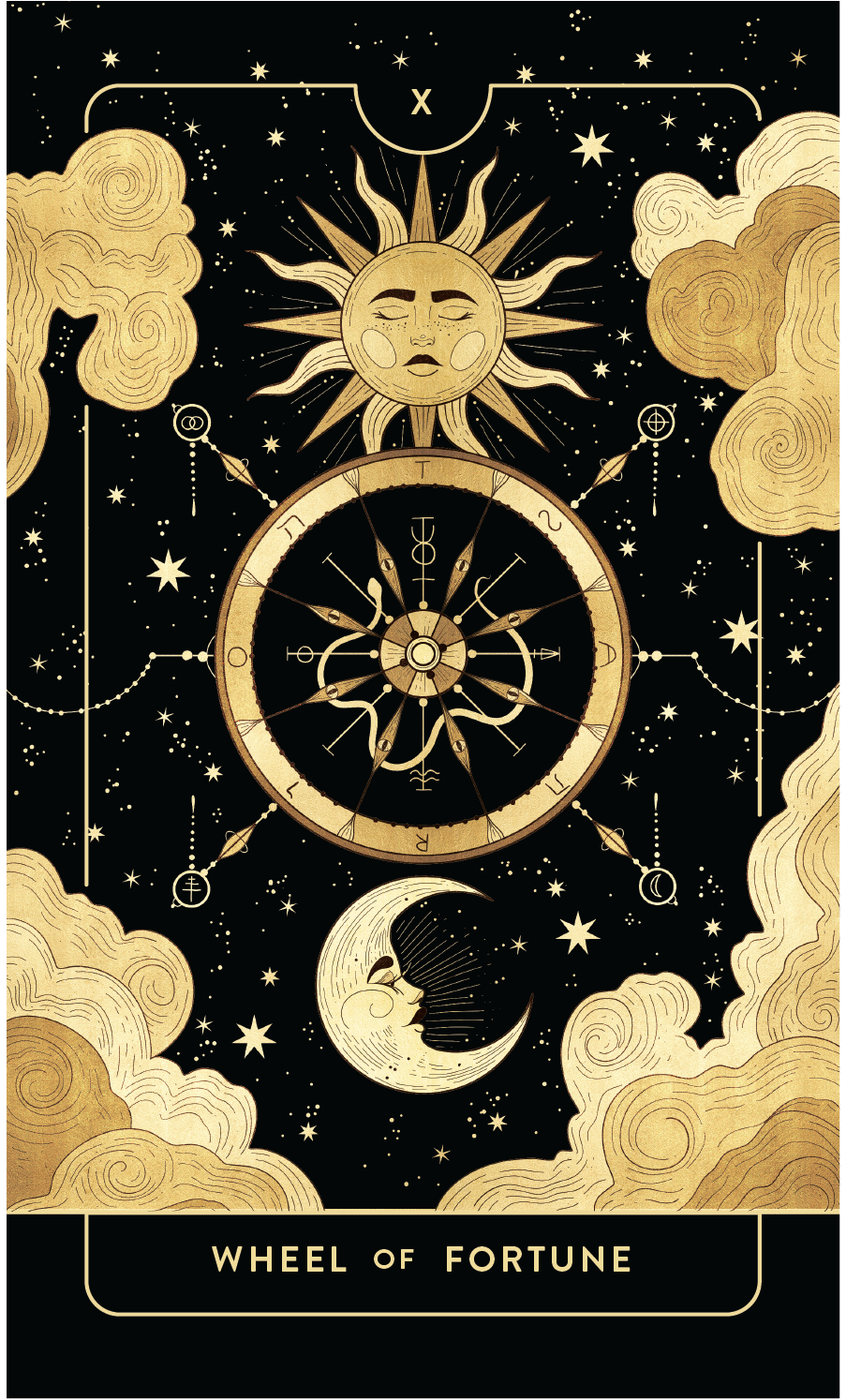 Divine Feminine Tarot Deck X Wheel of Fortune by Cocorrina