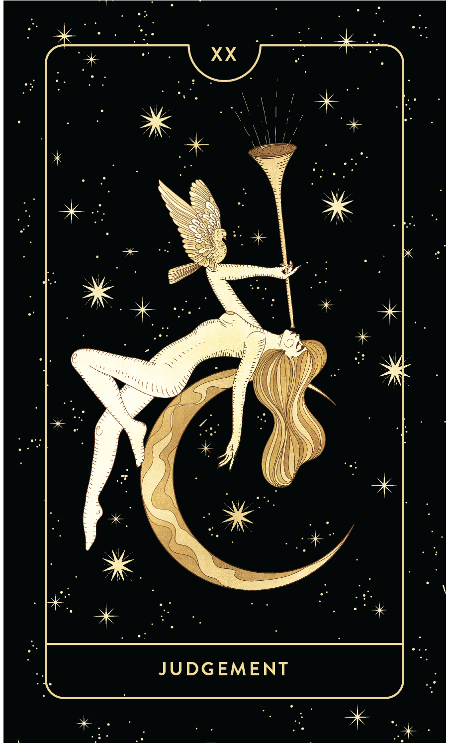 Divine Feminine Tarot Deck XX judgement  by Cocorrina