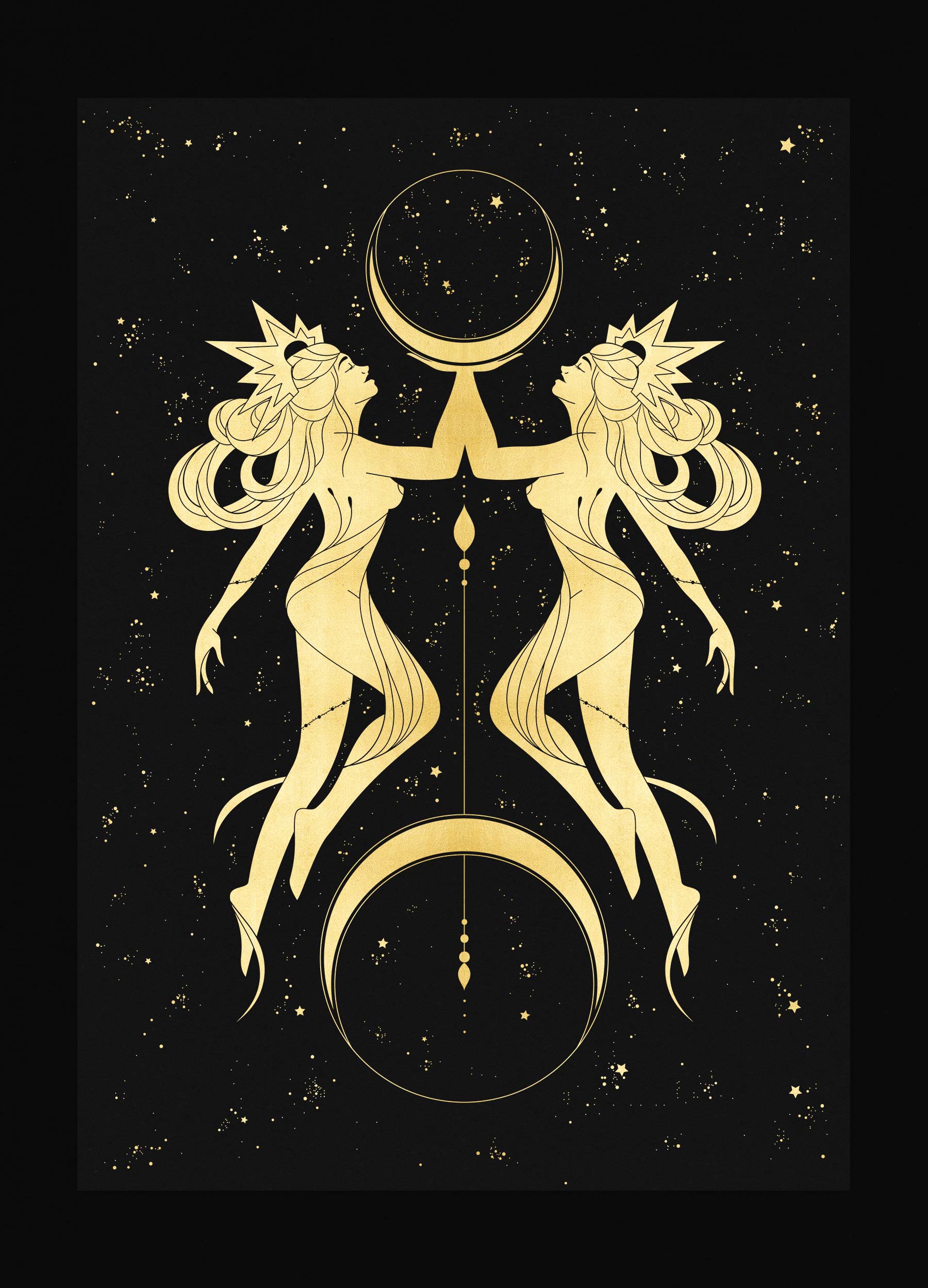 Cocorrina Sun and Moon Blank Journal – Aphrodite