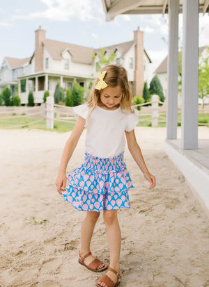 Strawberry Ruffle Skort - Knotted Co Boutique