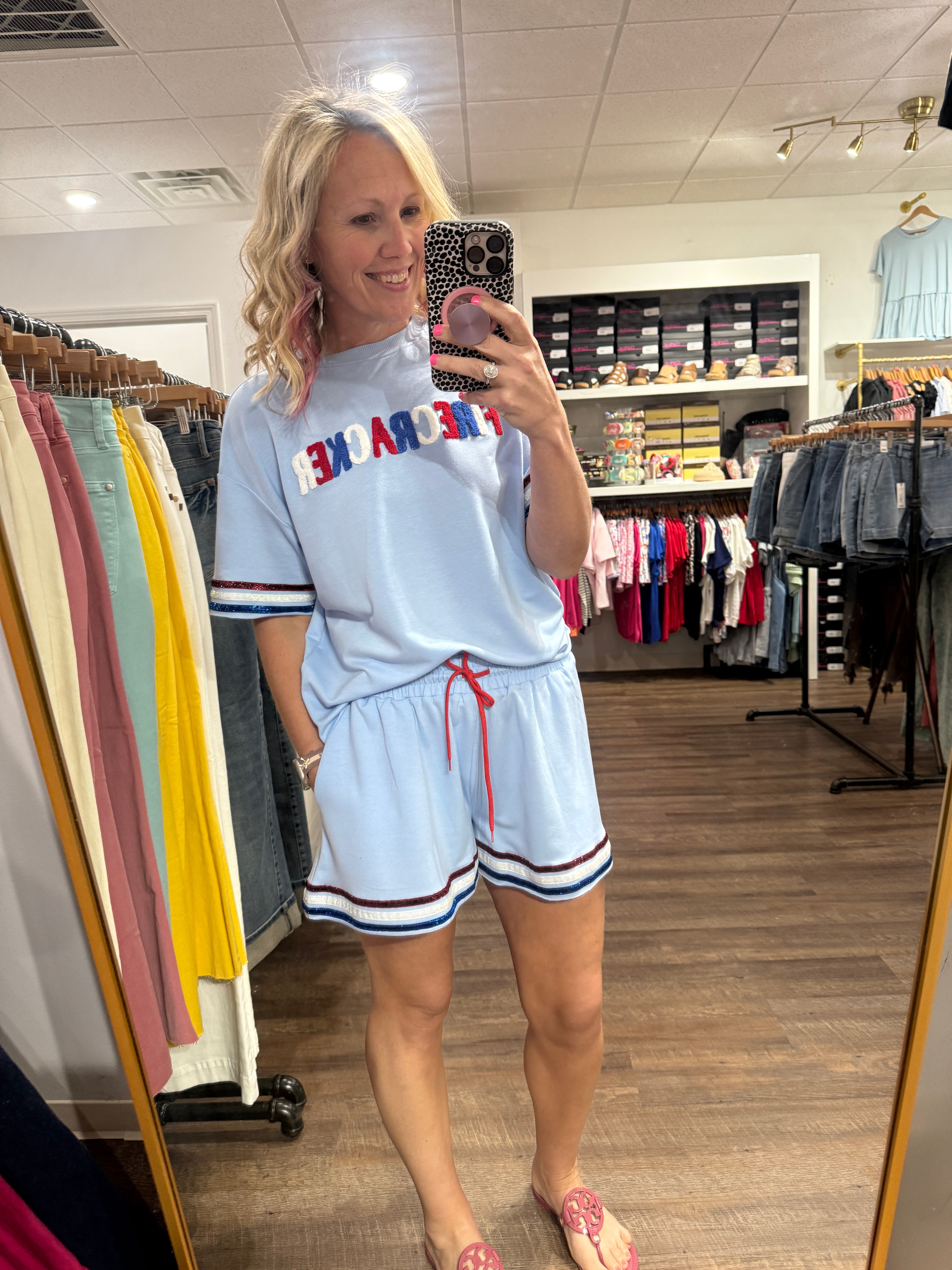 Firecracker Shorts Set