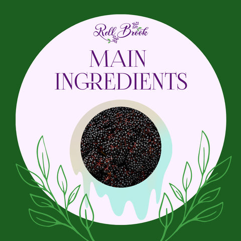 main ingredients in elderberry syrup