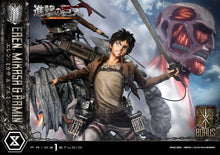 Load image into Gallery viewer, Attack on Titan - Eren, Mikasa &amp; Armin 1/4 Scale Statue by Prime 1 Studio (DX Bonus Version)
