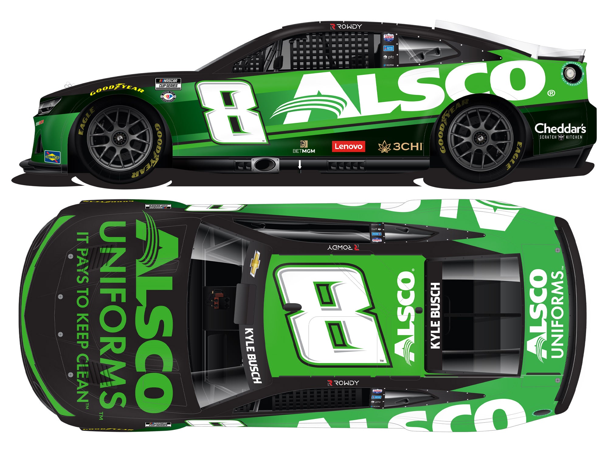 2023 KYLE BUSCH 8 ALSCO 124 HO DIECAST PREORDER