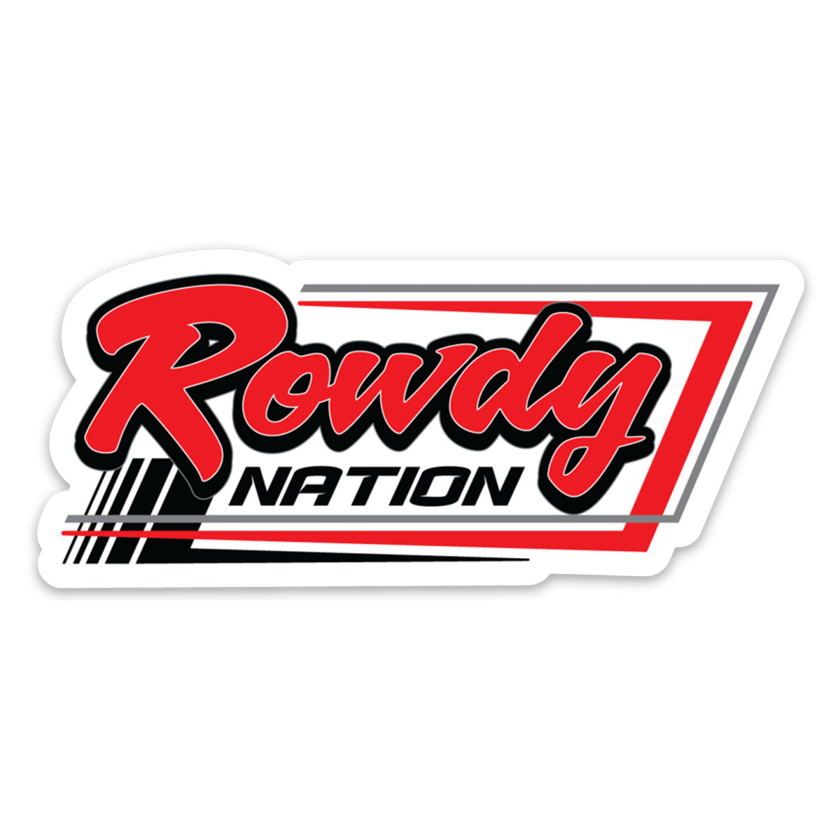 Rowdy Nation Logo Decal - RowdyBusch.com