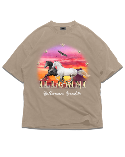 Billionaire Bandit T-Shirt Tan (Oversized)