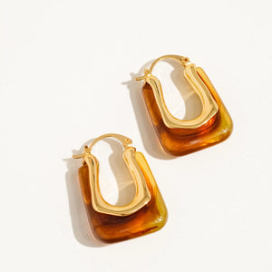 Talia Tortoise Shell Earrings - Motel Therapy