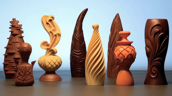 chocolats 3D thermoformés