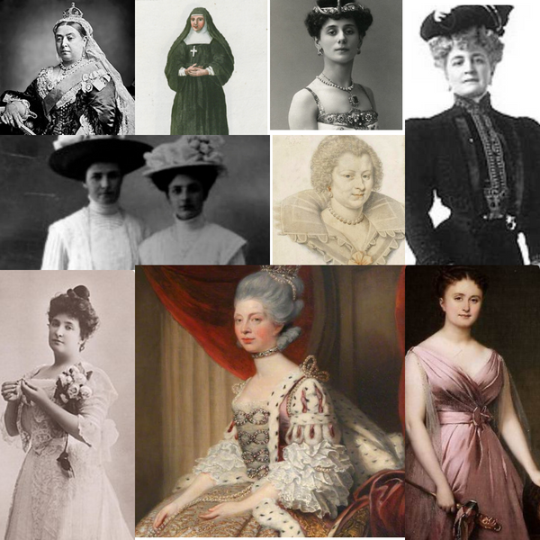portraits en couleurs et noir et blanc de plusieurs femmes