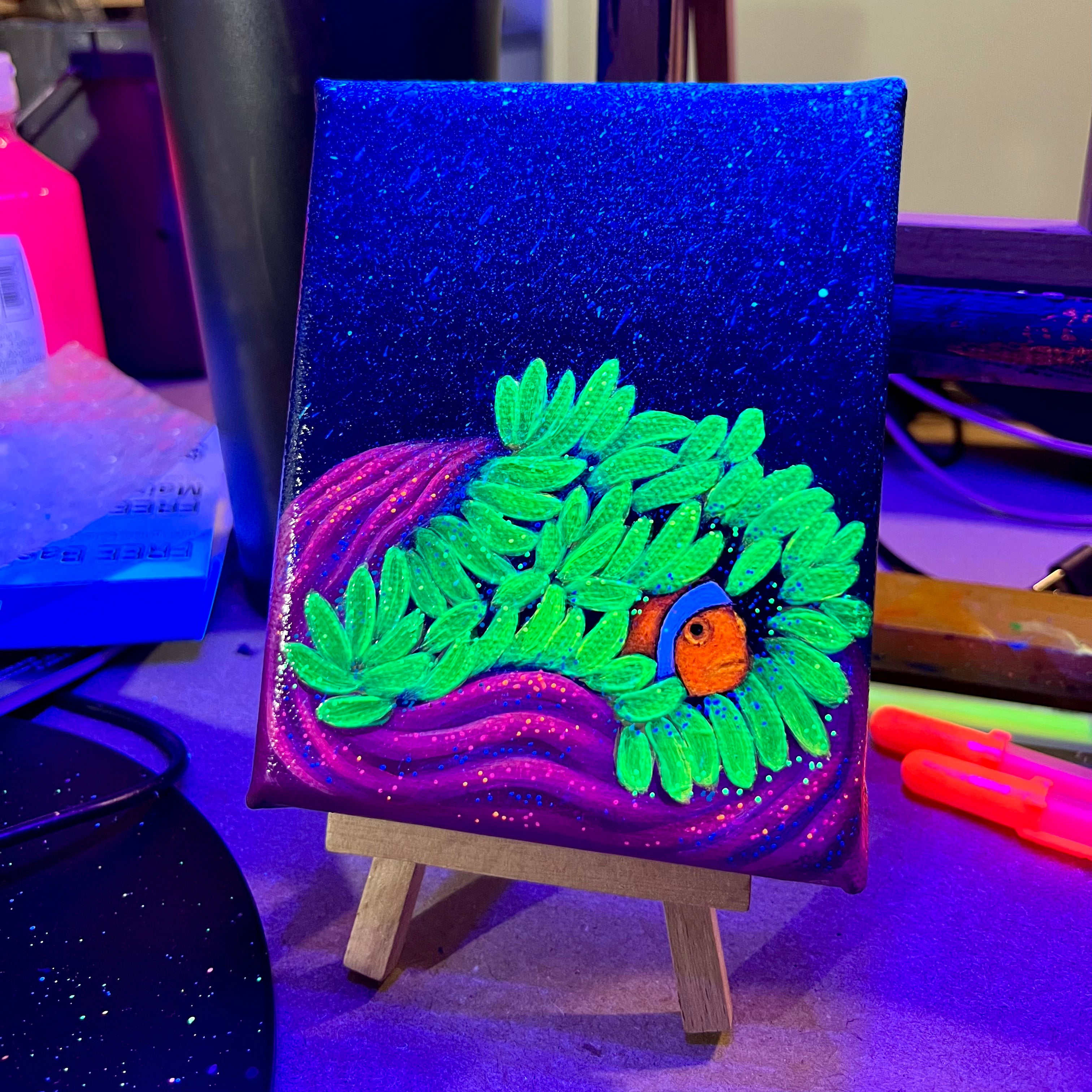 “Sweet Home” on 4 x 5” Canvas