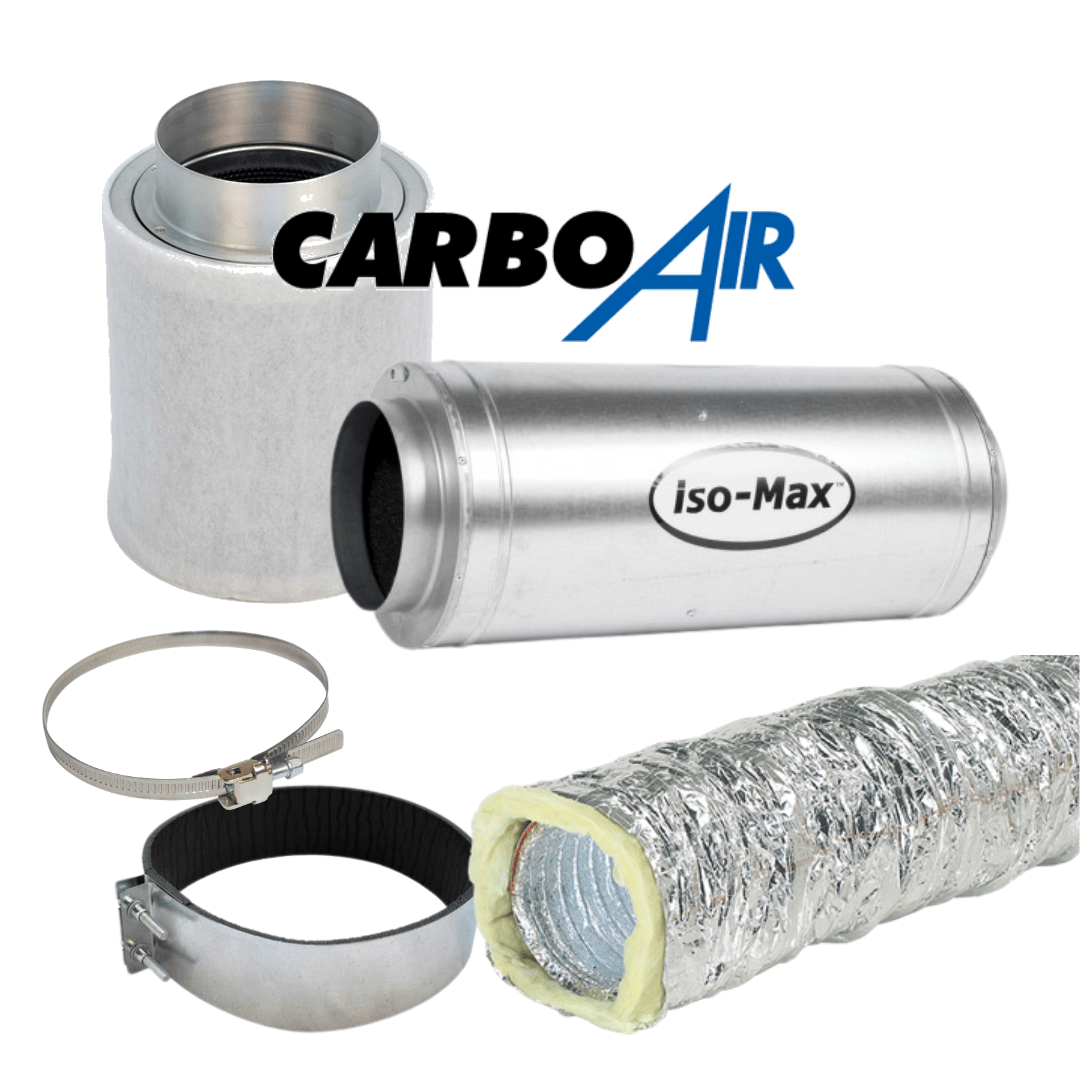 Isomax Silencer Fan CarboAir Filter and Acoustic Ducting Extraction