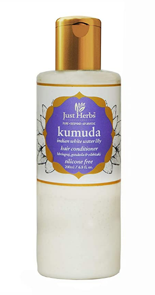 Buy JUST HERBS KumudaIndian White Waterlily Silicone Free Conditioner   200 ml  Shoppers Stop