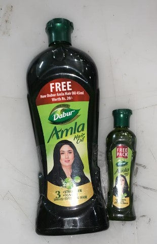 Buy Dabur Amla Hair Oil for Stronger Longer Thicker Hair  450ml and 45ml  Travel Pack Promotion Online at desertcartINDIA
