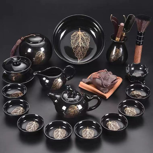 Japanese Black Pottery Tea Set – Umi Tea Sets