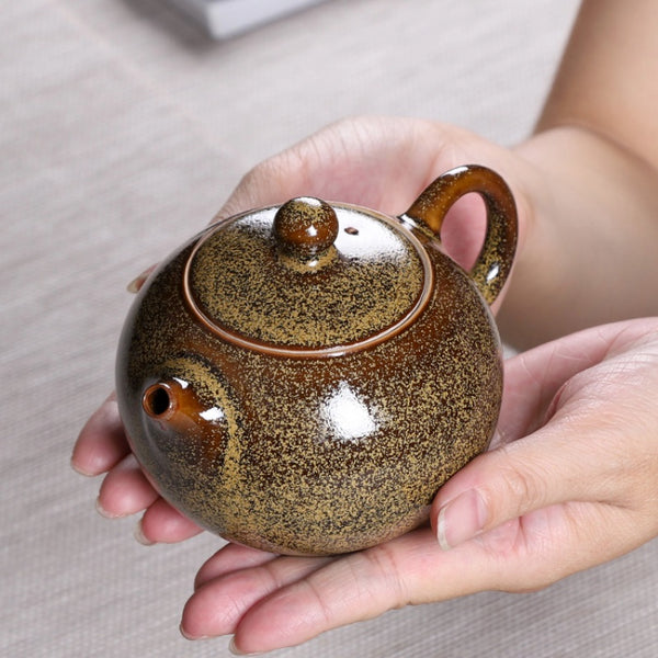 Handmade Ceramic Teapot Set - Moss Glaze - InFerment