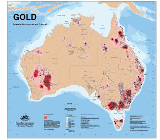 gold locations australia