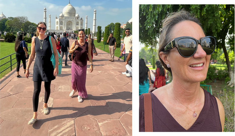 Visiting the Taj Mahal