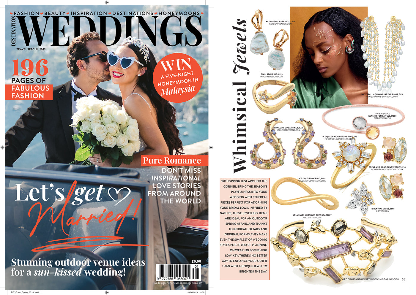 Destination Weddings Magazine 2023 Press Coverage