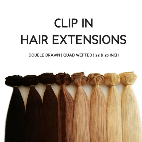 Clip-in hair extensions are among Minque Hair's top wholesale hair extensions products. 